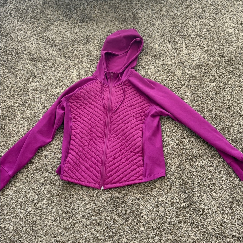 5 for $25 Old Navy Women's Quilted Hooded Jacket - Magenta